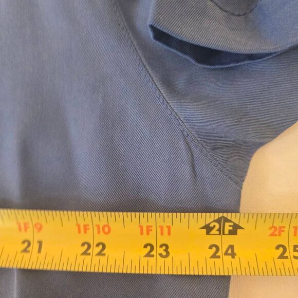 Tommy Bahama Mens Silk Collared Short Sleeve Button Up Camp Shirt Blue Large - Picture 8 of 12